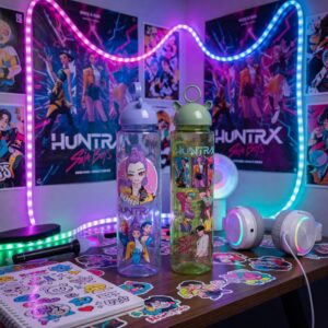 Alternative view of 2 Botella Guerreras K.Pop para Agua Rosca de Osito $54 c/u