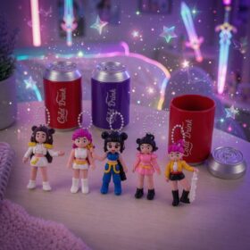24 Botecitos Guerreras K-Pop Sorepresa con Llavero $12.5 c/u
