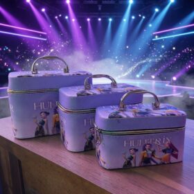 Sets de 3 Necesér/Cosmetiqueras Guerreras K-Pop diferentes Tamaños