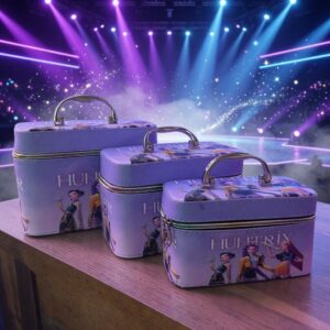 Sets de 3 Necesér/Cosmetiqueras Guerreras K-Pop diferentes Tamaños