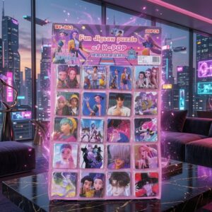 Planilla con 20 Sets Guerreras K-Pop de 6 Rompecabezas de Bolsillo $4.5 c/u