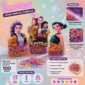 Alternative view of 12 Bolsitas Huntrix de Ligas para Cabello Colores $8.5 c/u